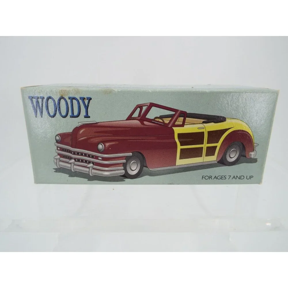 Restoration Hardware Classic Tin Toys 1947 Woody Car Ornament with Box